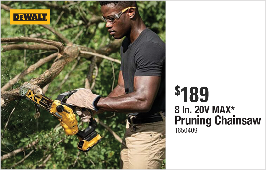 DEWALT 8 In. 20V MAX* Pruning Chainsaw